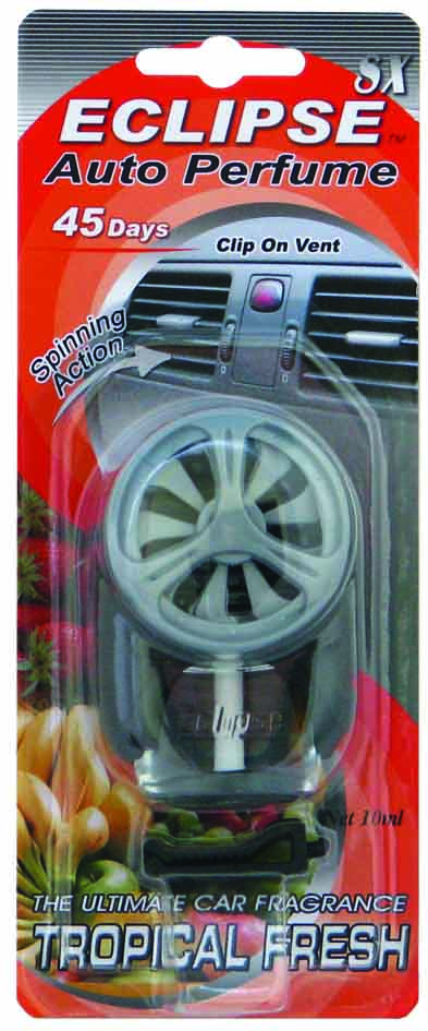 AIR FRESHENERS – 1PC ECLIPSE SX AUTO PERFUME -TROPICAL BREEZE