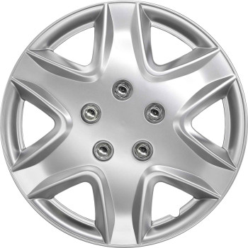 4pc 14" Silver Wheel Cover Set