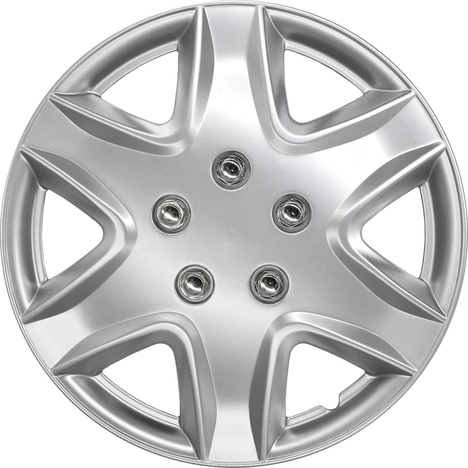 4pc 14″ Silver Wheel Cover Set