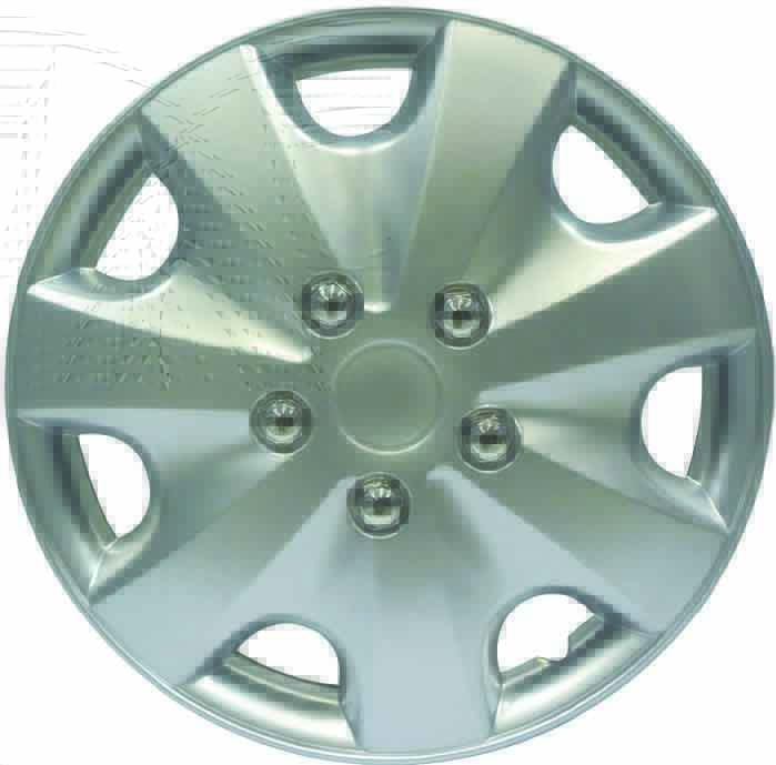 4pc 14″ Silver Wheel Cover Set