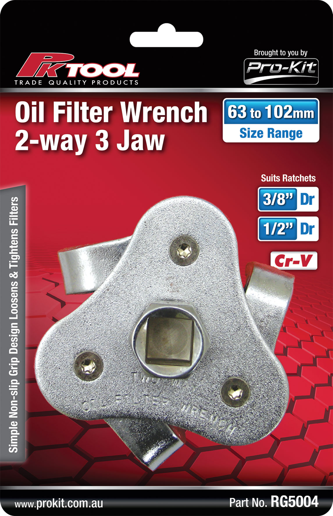 3 CLAW OIL FILTER WRENCH