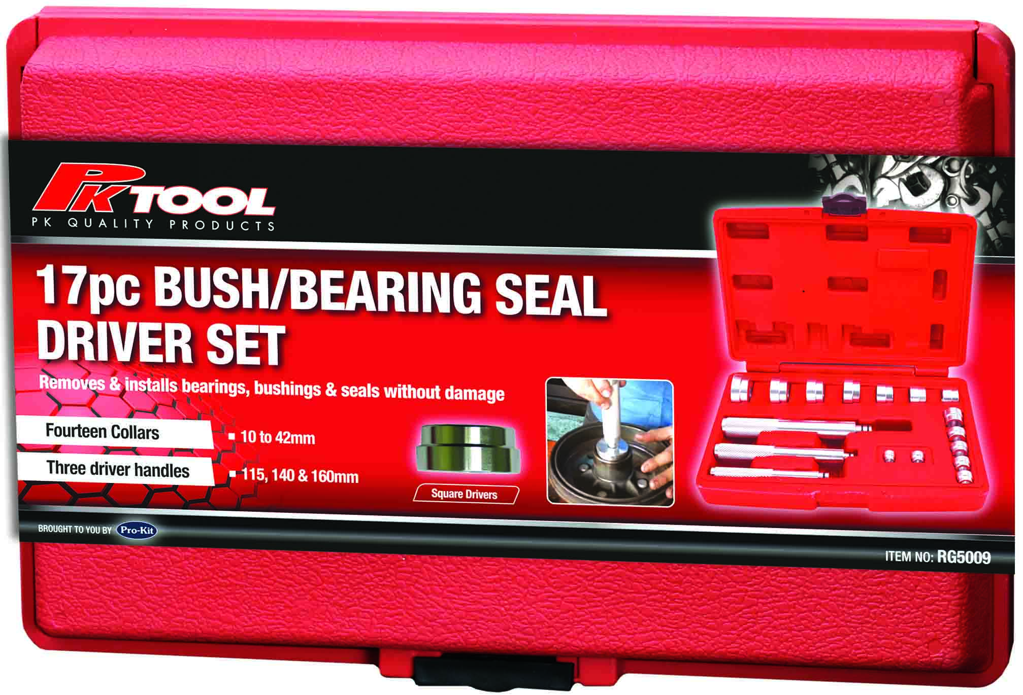 17pc BUSH/BEARING SEAL DRIVER SET
