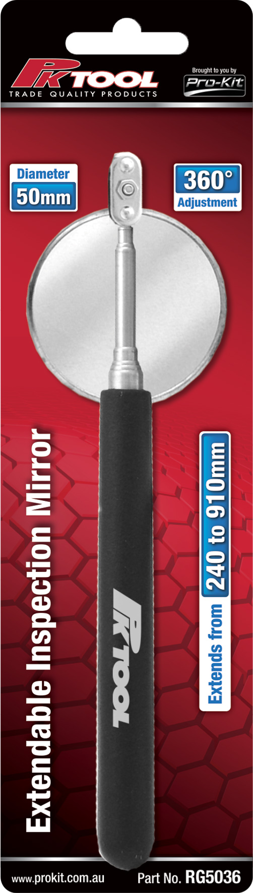 50mm Extendable Inspection Mirror