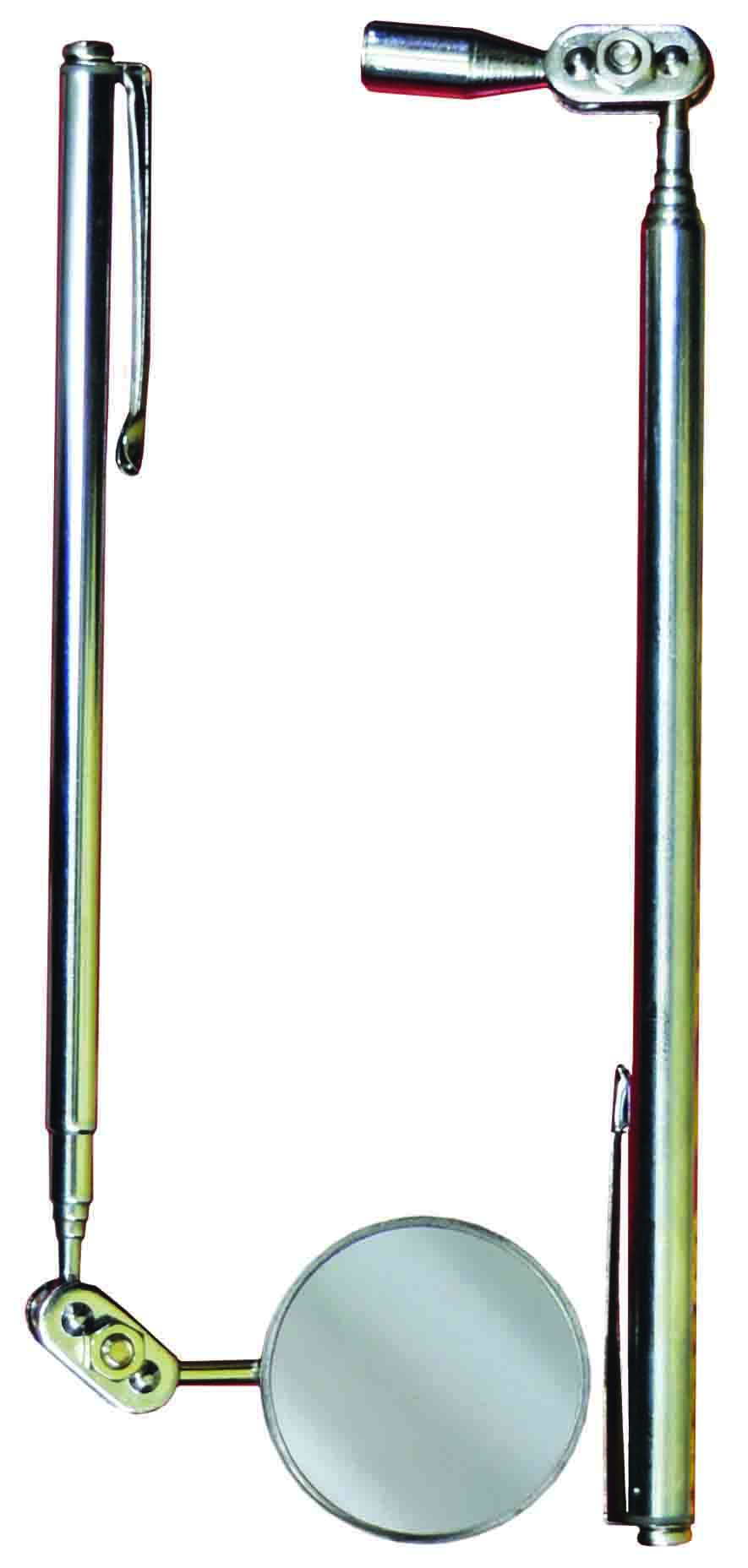2pc Magnetic Pick-up Tool & Inspection Mirror Set