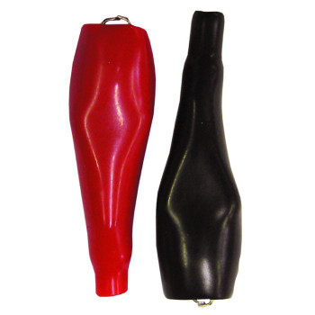 2pc Inslulated Battery Clips 10amp