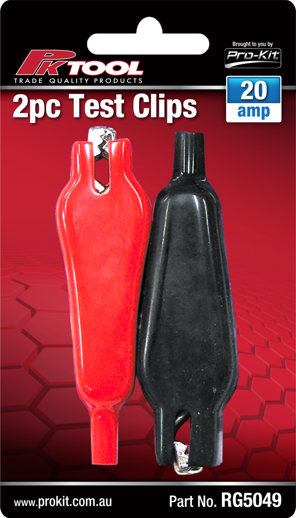 2pc Inslulated Battery Clips 120amp