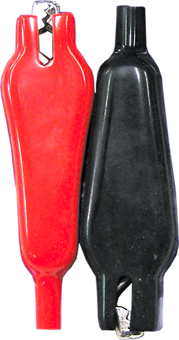 2pc Inslulated Battery Clips 120amp