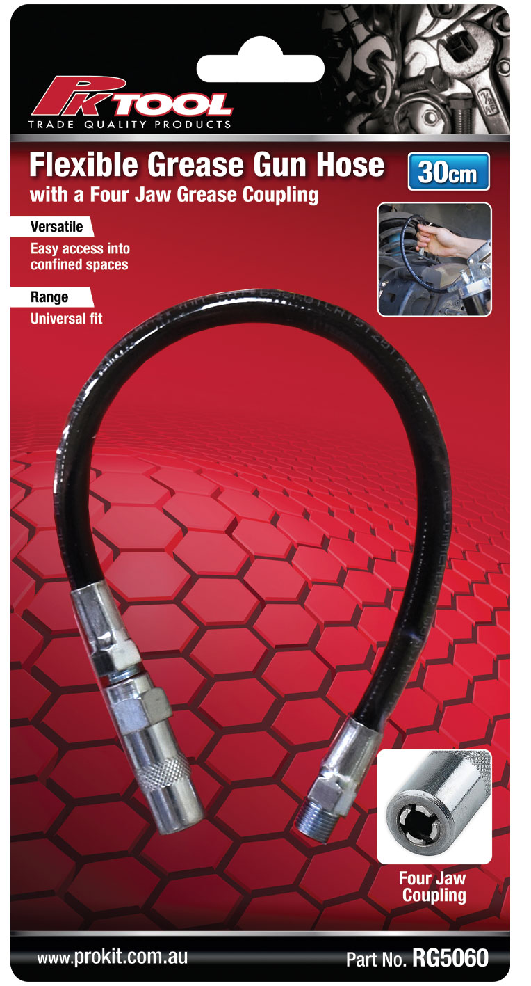 300mm (12”) GREASE GUN HOSE