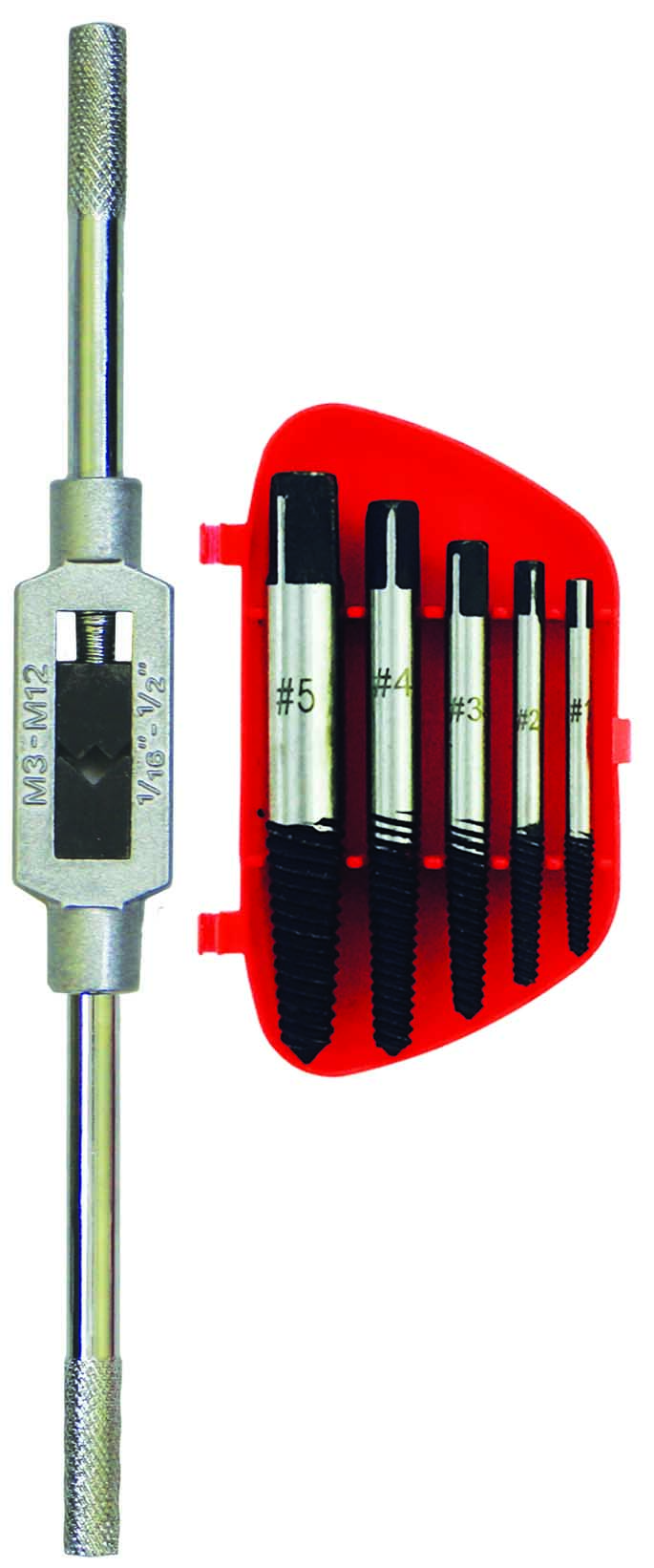 6pc Bolt & Screw Extractor & Handle Set