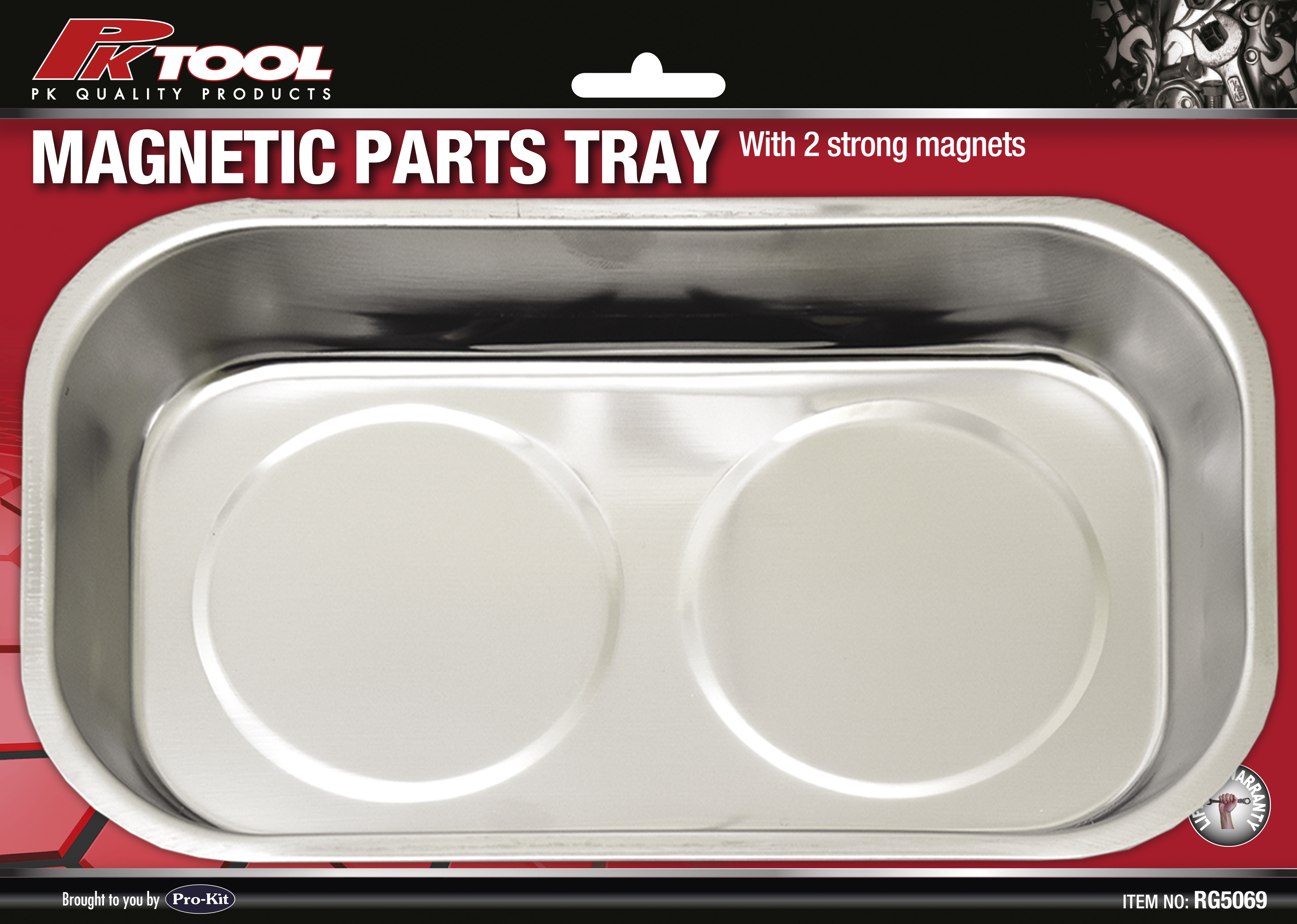 STEEL MAGNETIC PARTS TRAY