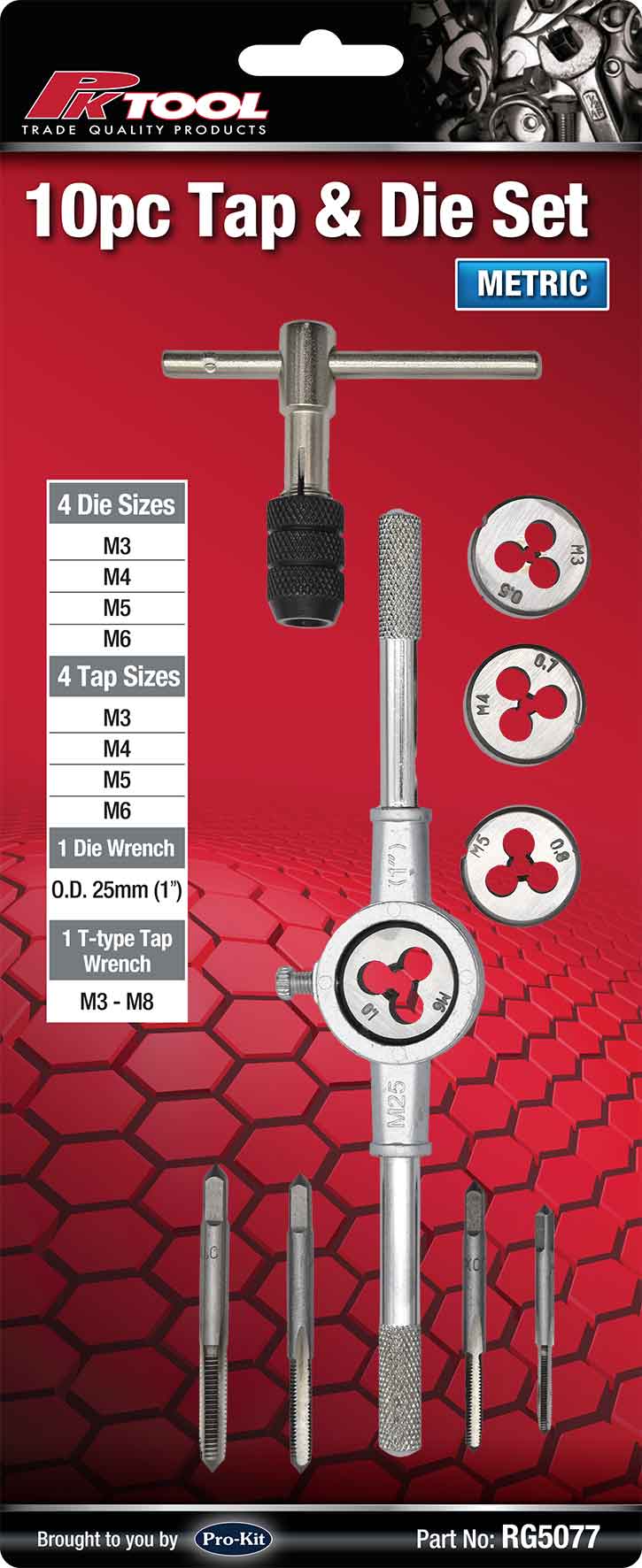 10pc METRIC SET