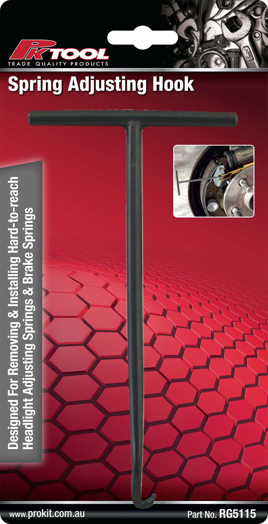 Brake & Headlight Spring Adjusting Hook