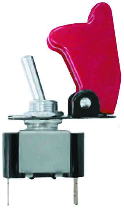 SWITCH – 2PIN METAL TOP GUN RED ON-OFF