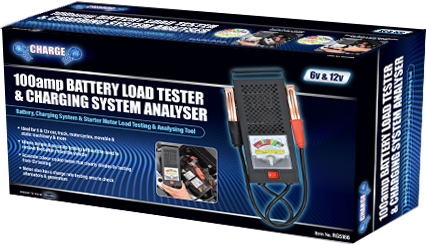 6/12v 100amp Battery Load Tester & Charging System Analyser