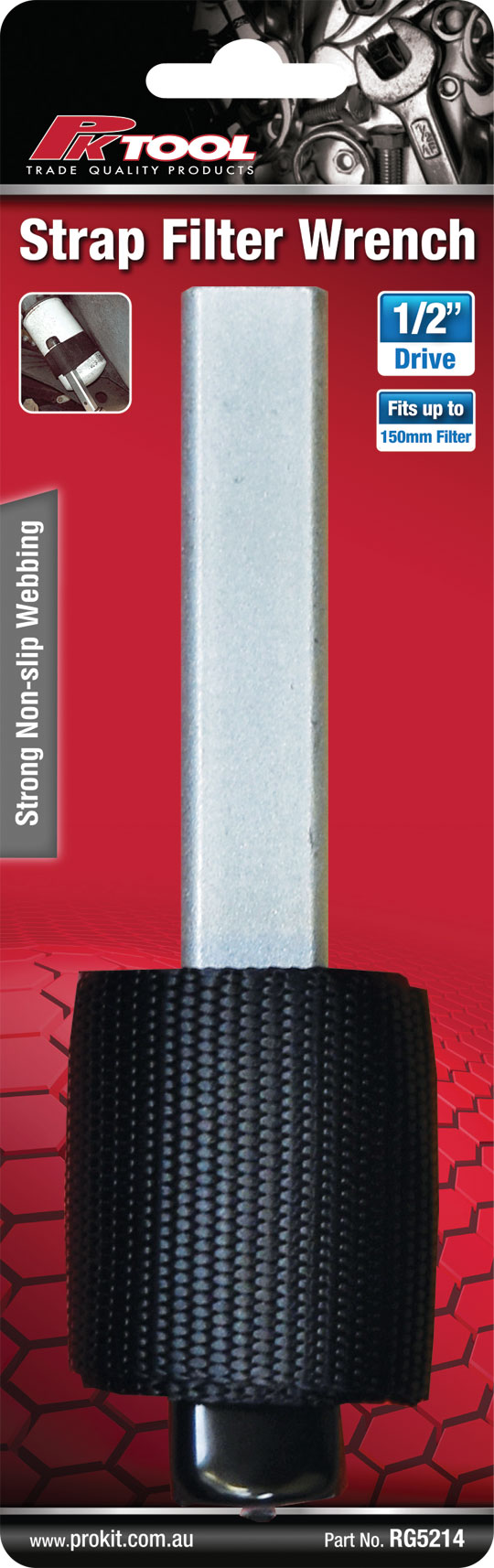 OIL FILTER & MULTI-USE NYLON STRAP WRENCH