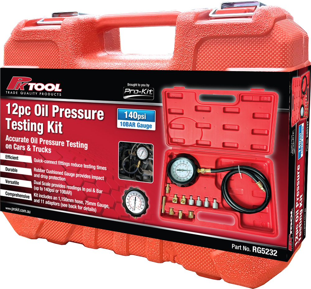 12pc Oil Pressure Testing Kit
