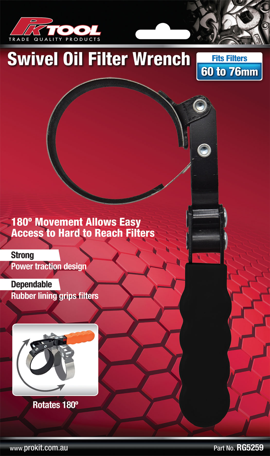 SWIVEL OIL FILTER WRENCH
