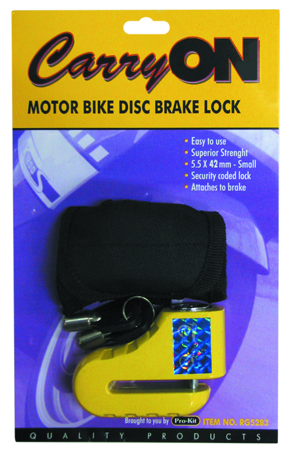 MOTORBIKE SMALL DISC BRAKE LOCK