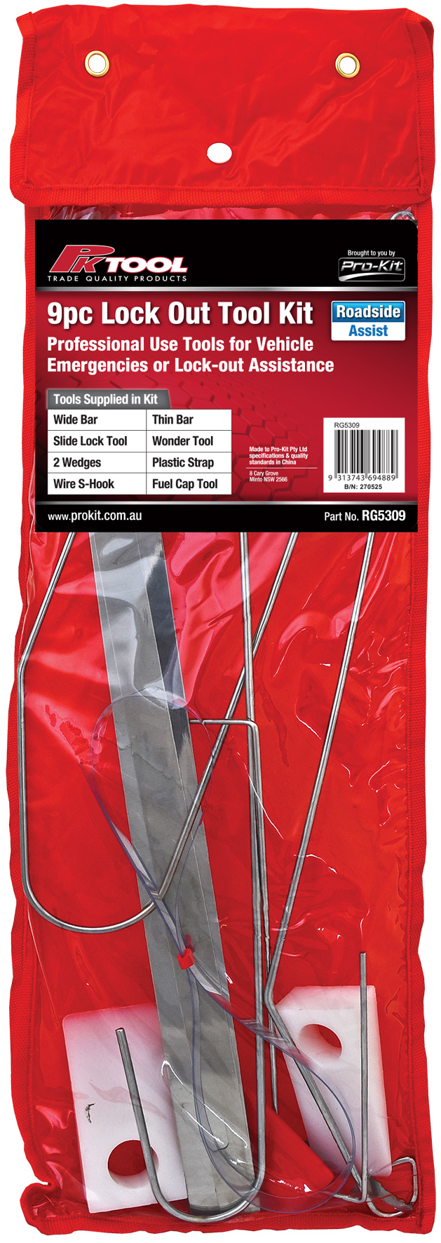 9pc Lock Out Tool Kit