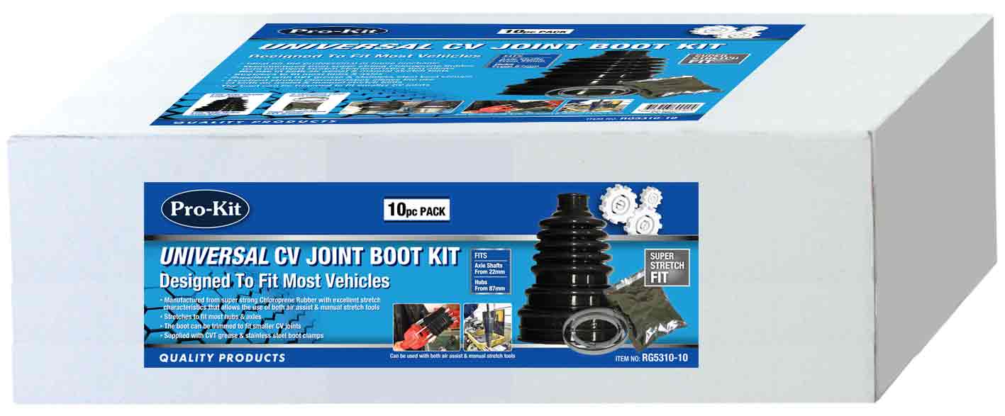 CV JOINT BOOT KIT TRADE PACK – 10pc UNIVERSAL FIT