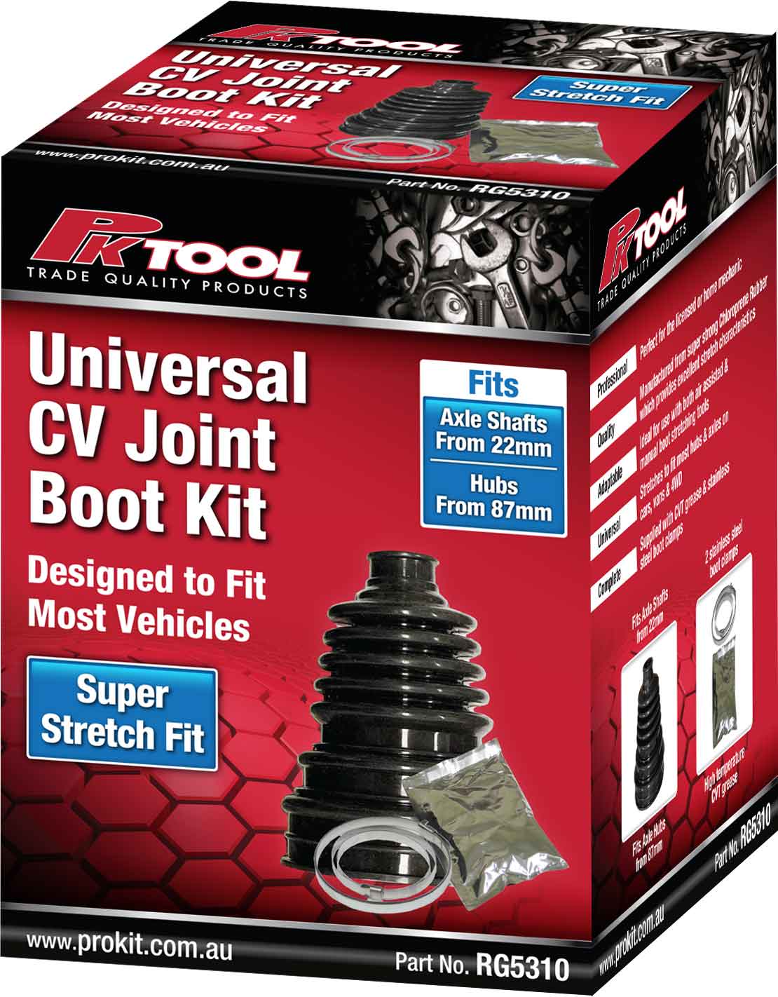 CV JOINT BOOT KIT – UNIVERSAL