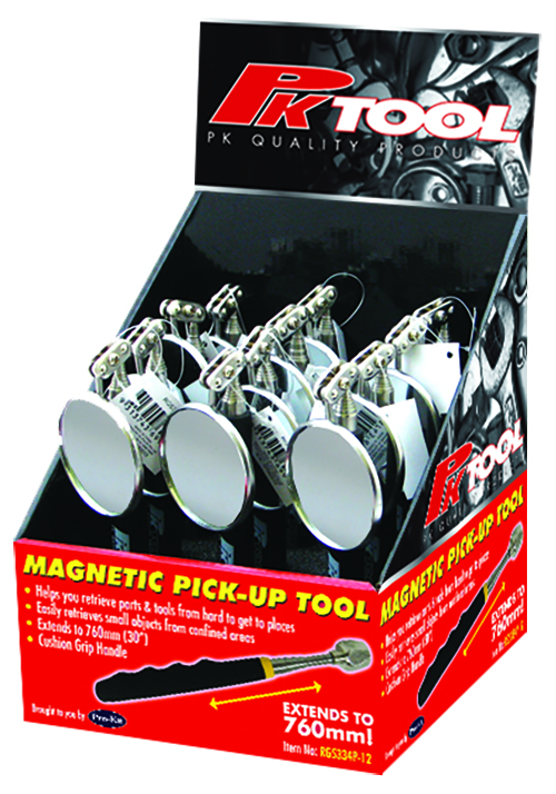 55mm Telescopic Inspection Mirror in 12pc POS Display