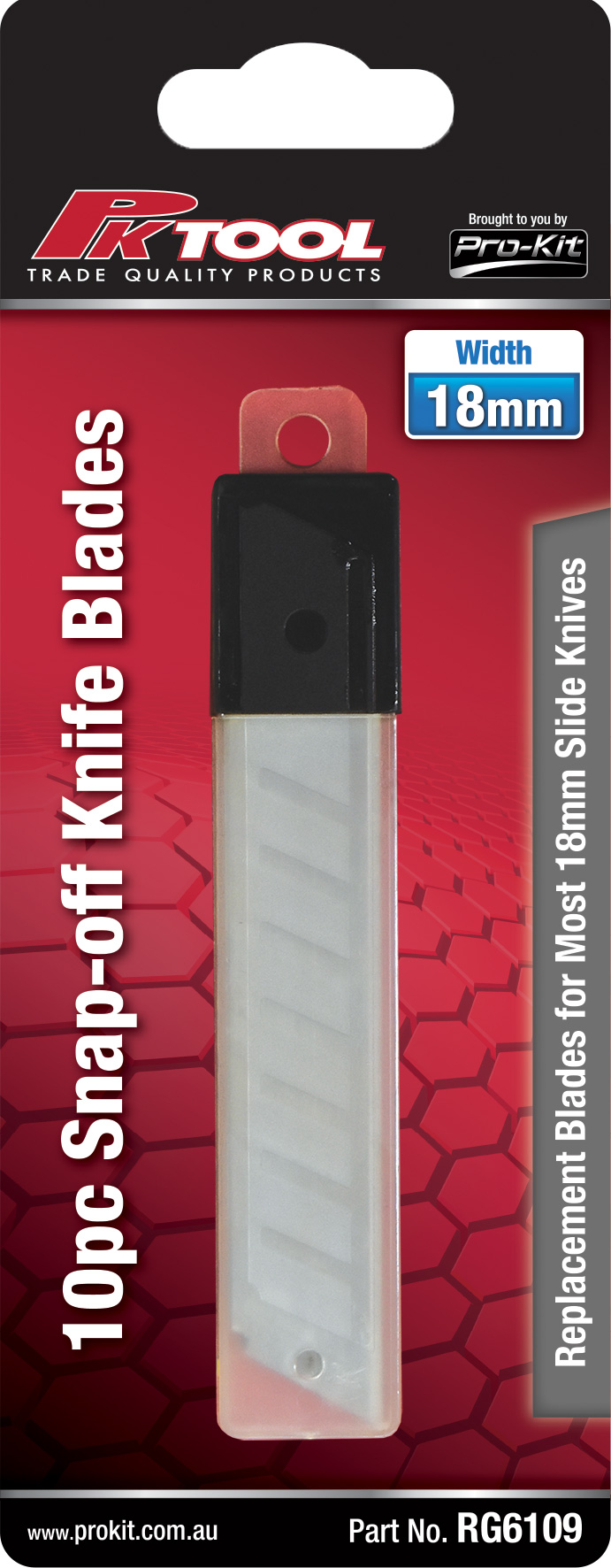 10pc Snap-off Knife Blades