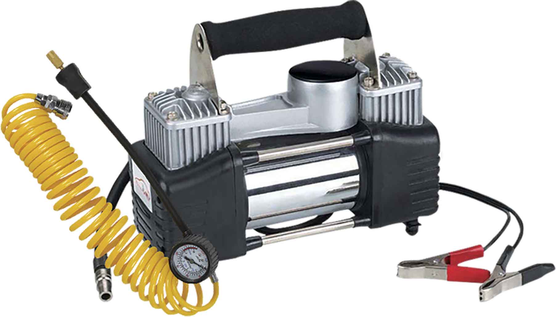 AIR COMPRESSOR – 12V 150PSI SUPER H/DUTY DUAL CYLINDER