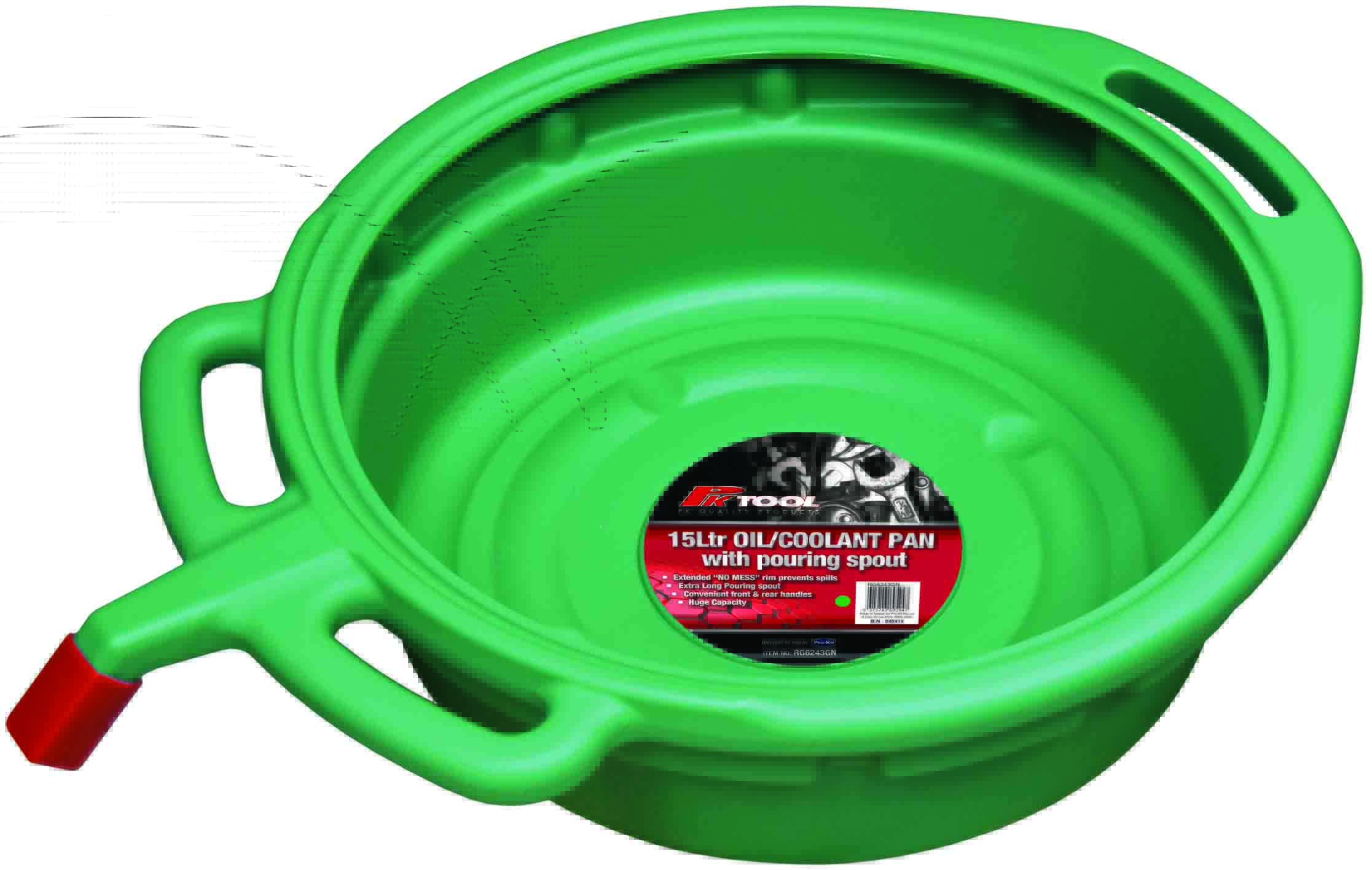 OIL PAN -15LTR GREEN