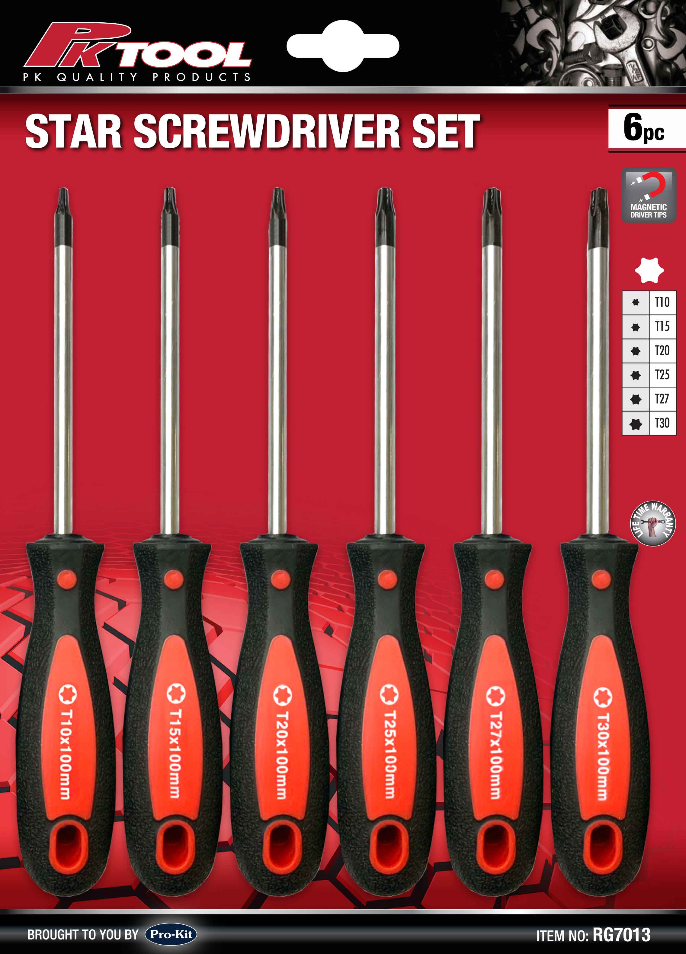 6pc Star Screwdriver Set
