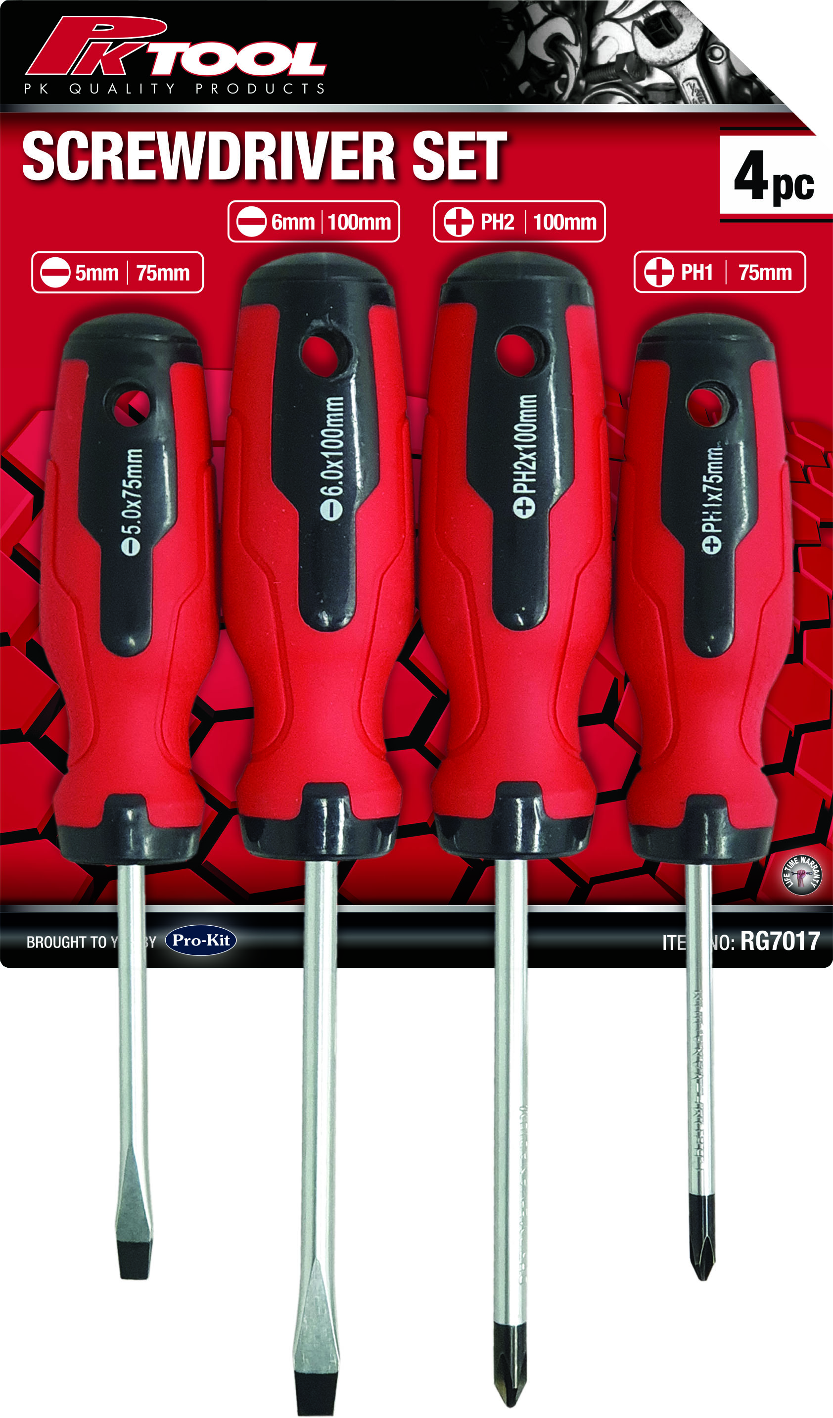 4pc Screwdriver Set