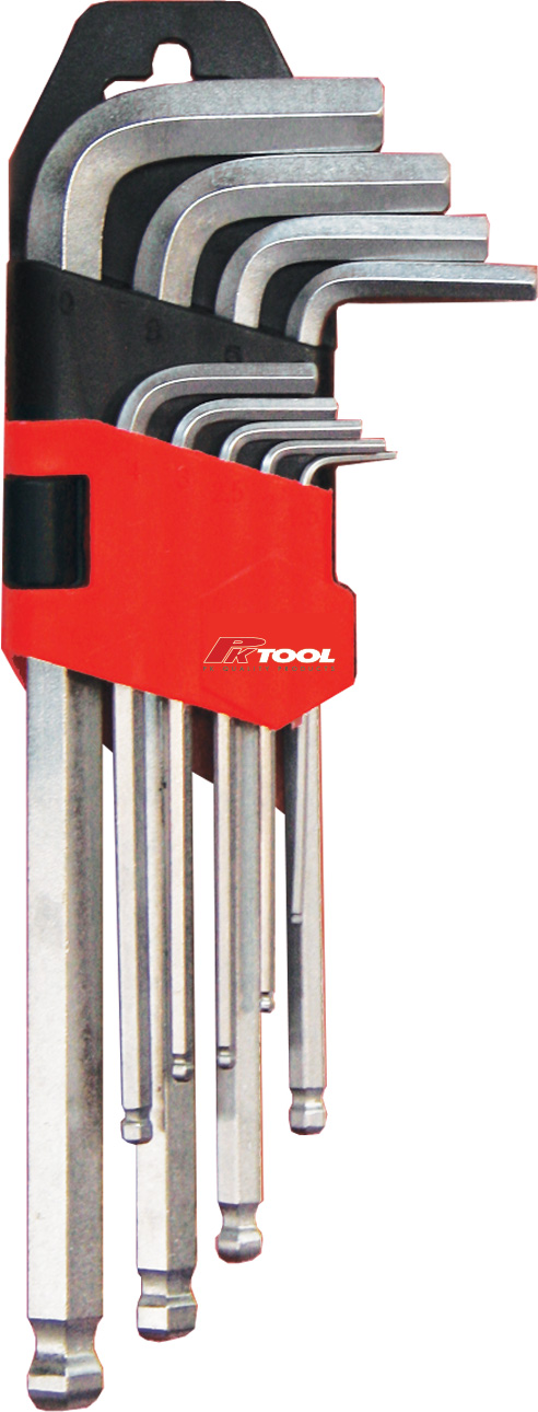 9pc Metric Ball End Hex Key Set