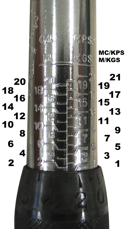 1/2” Dr Twist Torque Wrench