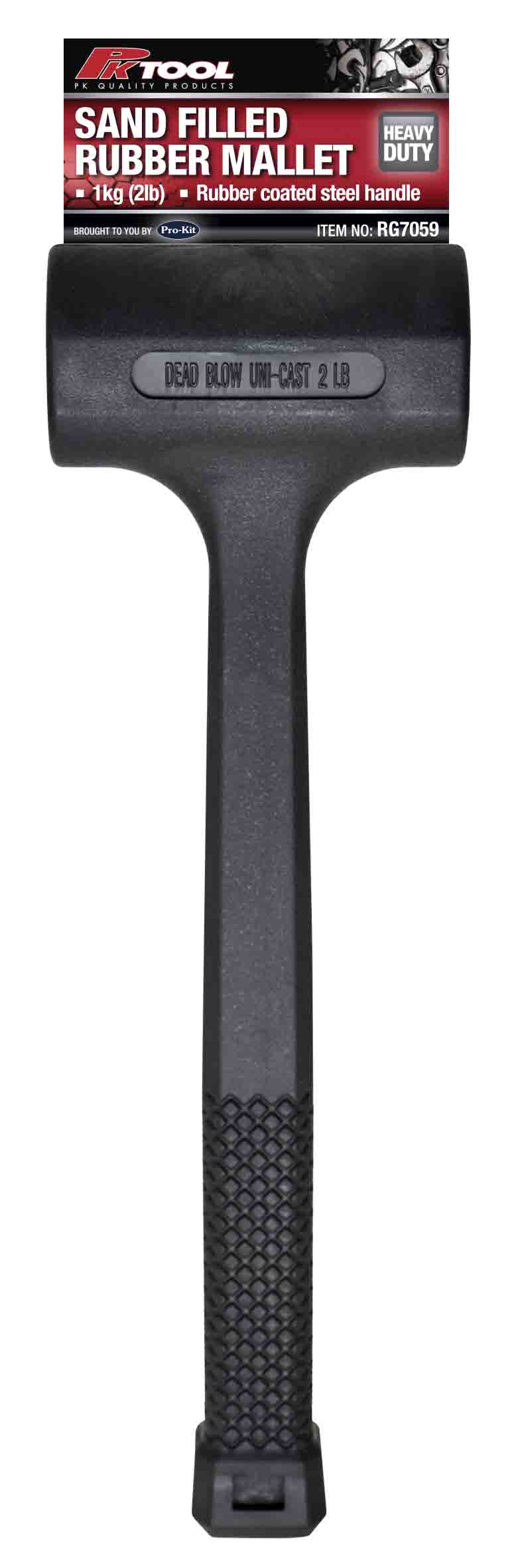 340mm (2lb) Sand Filled Rubber Mallet