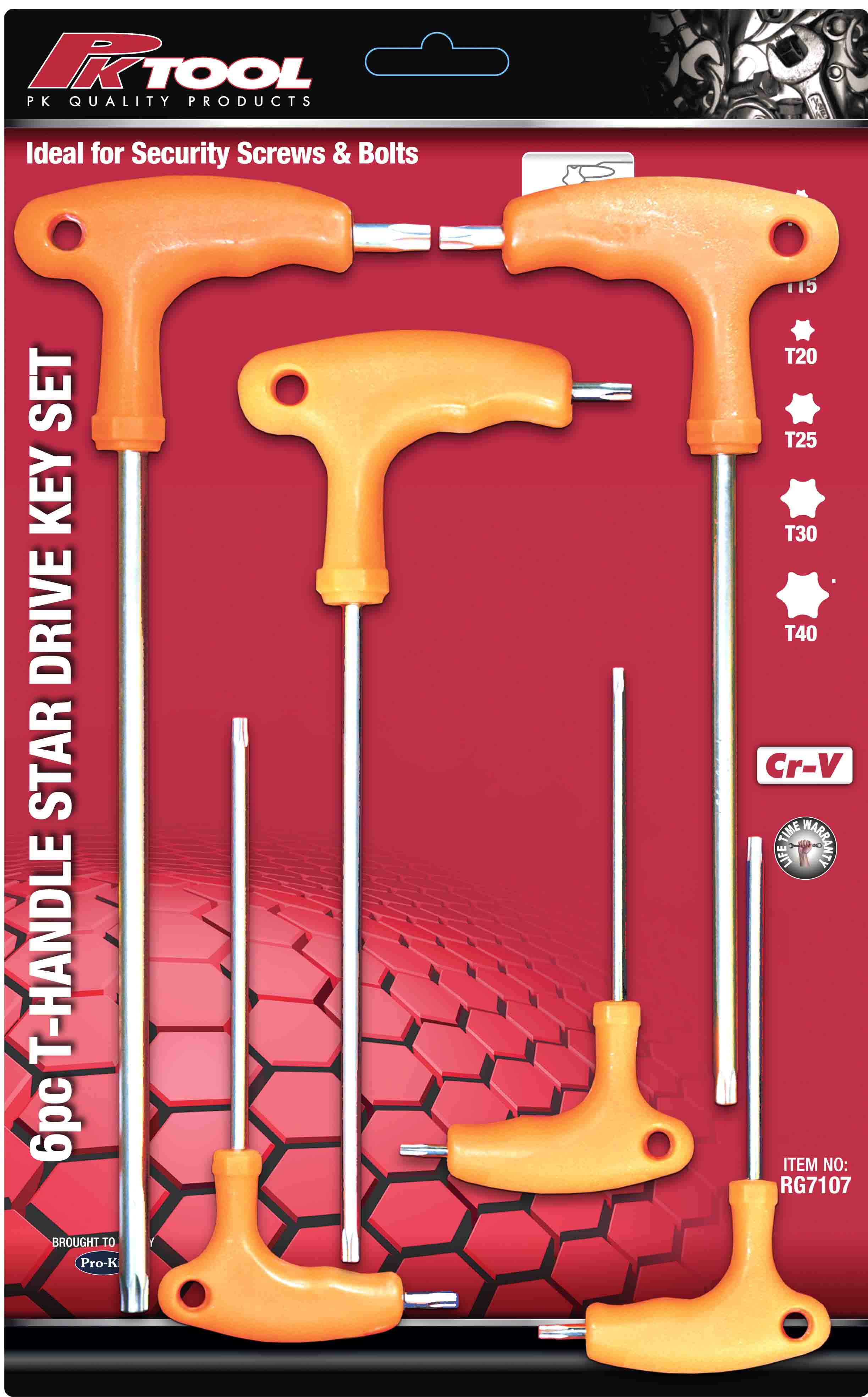 6pc T-HANDLE STAR SET