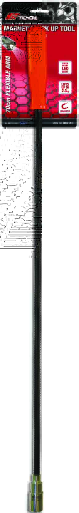 70cm (28”) FLEXIBLE MAGNETIC TOOL with LED LIGHT
