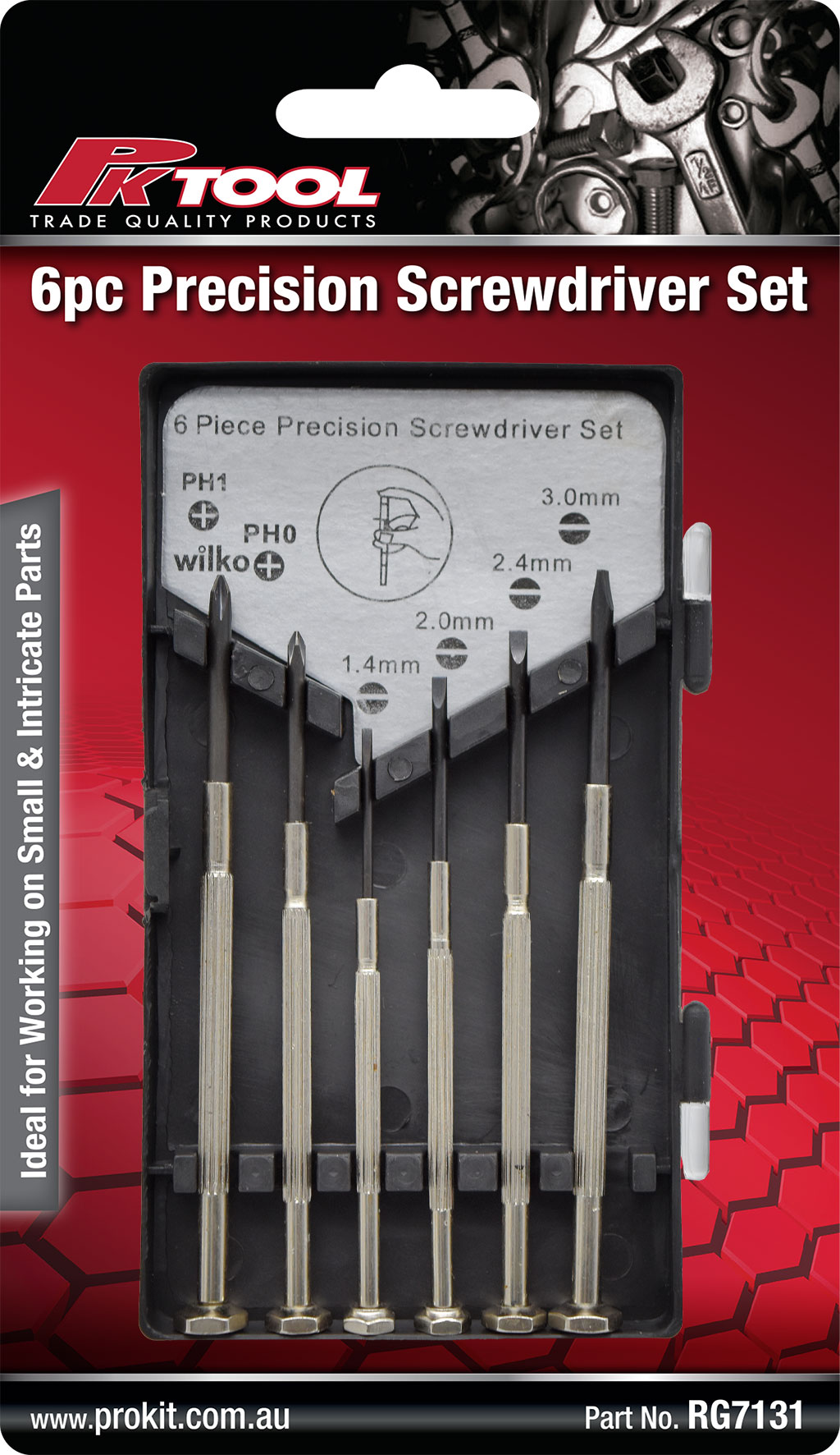 6pc Phillips & Blade Precision Screwdriver Set