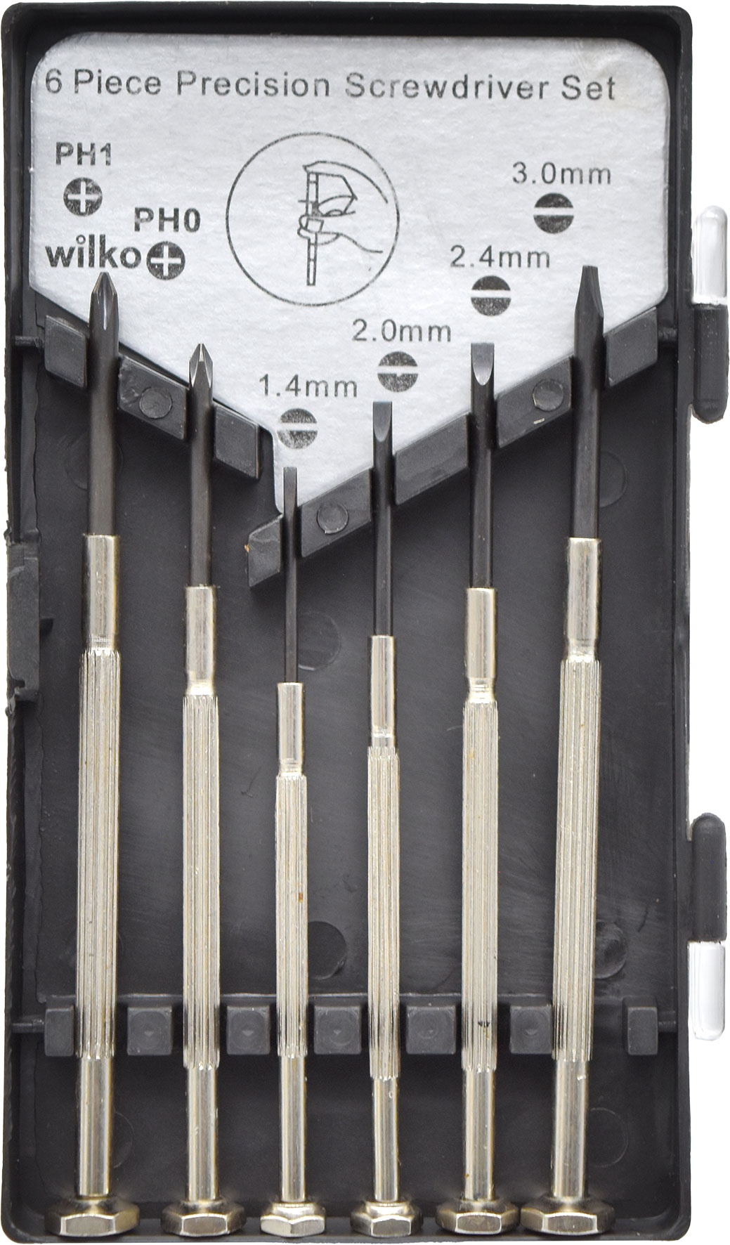 6pc Phillips & Blade Precision Screwdriver Set