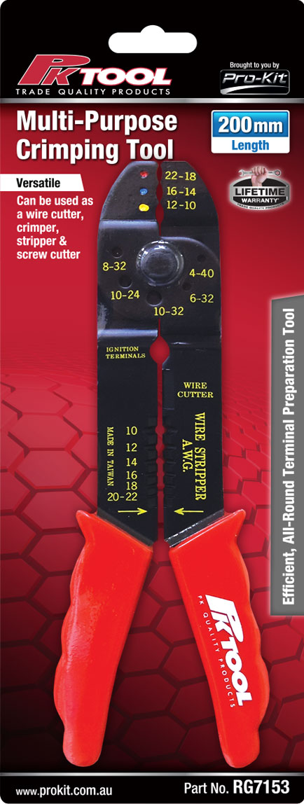 200mm 4-Way Crimping Tool