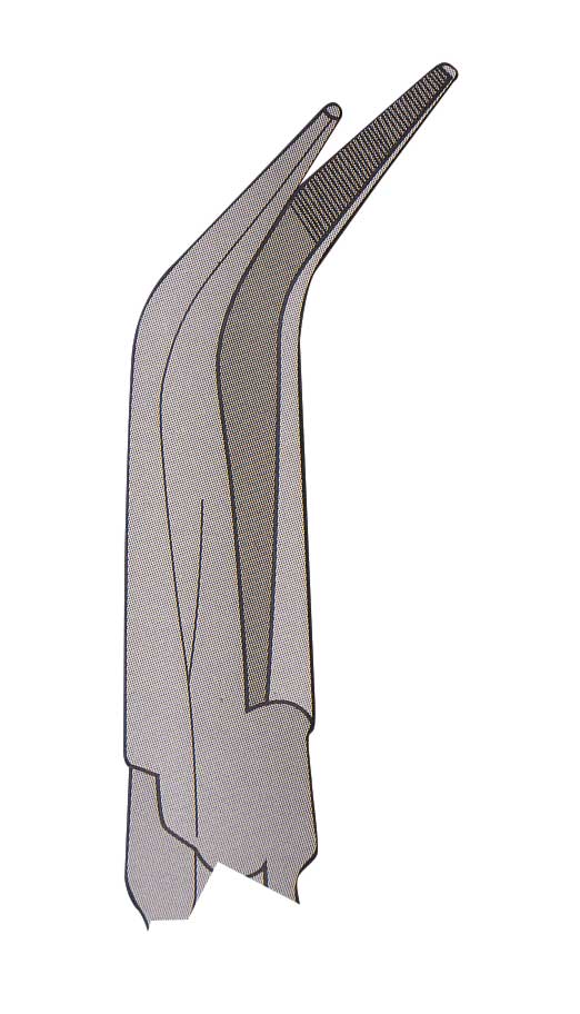 280mm (11”) 45º BENT TIP EXTRA LONG NOSE PLIER