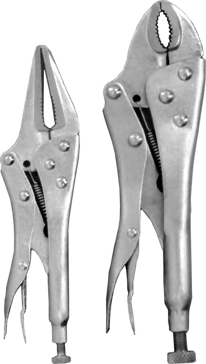 2pc Locking Plier Set