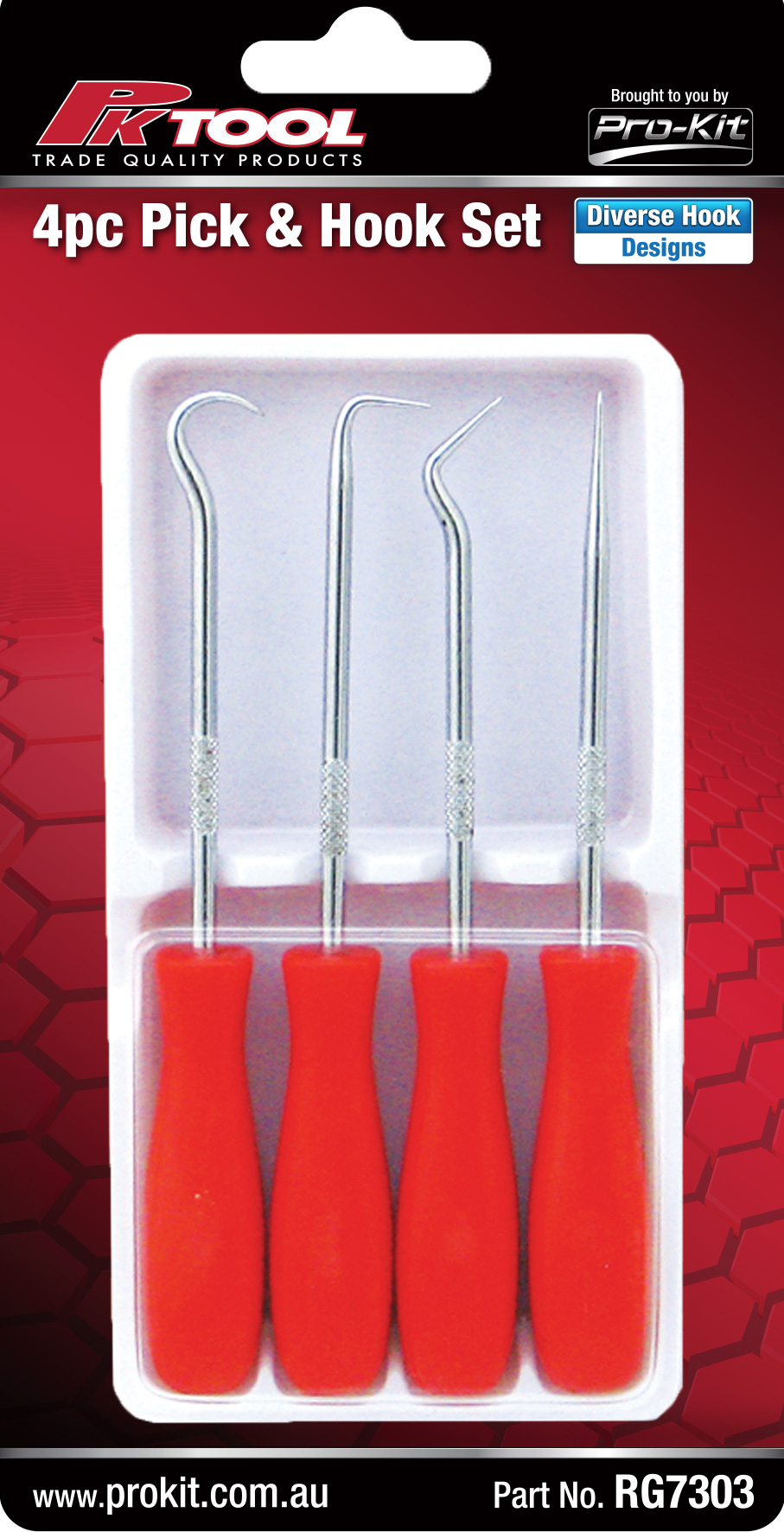 4pc Pick & Hook Set