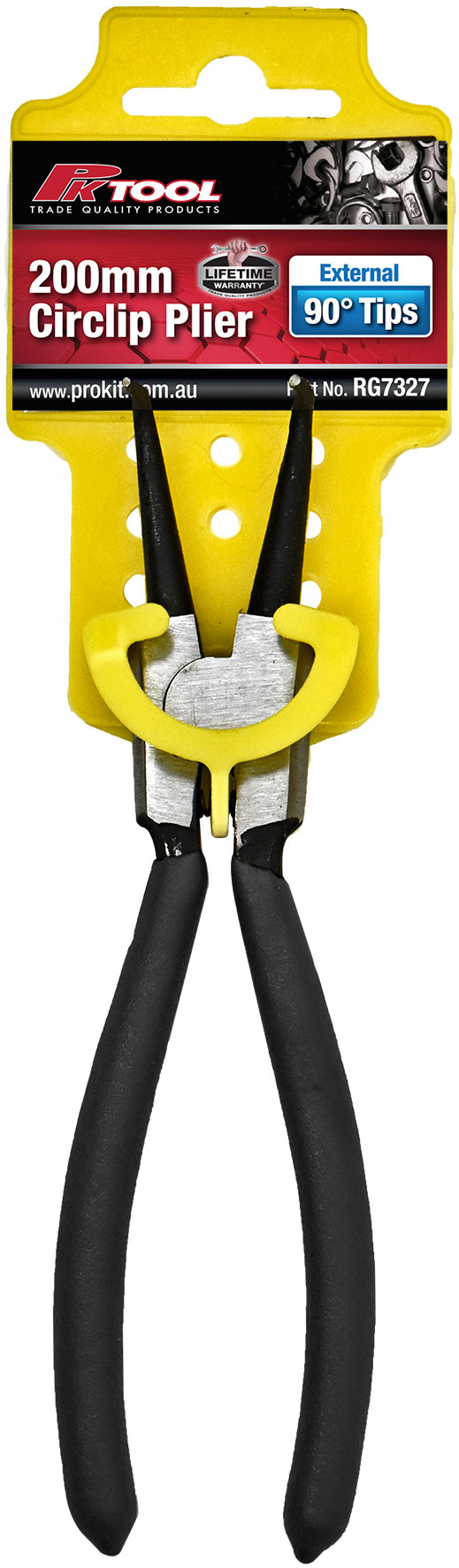 200mm (8”) 90º NOSE EXTERNAL CIRCLIP PLIER