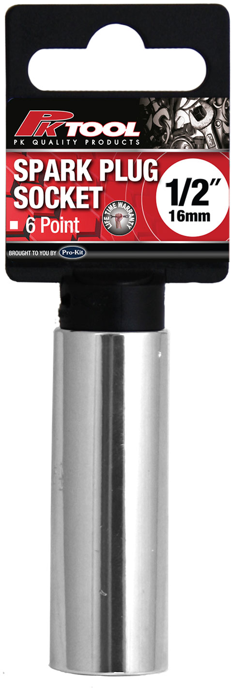 16mm 1/2” DRIVE Cr-V SPARK PLUG SOCKET