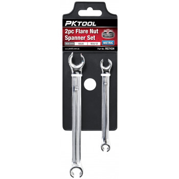 2pc Metric Flare Nut Spanner Set