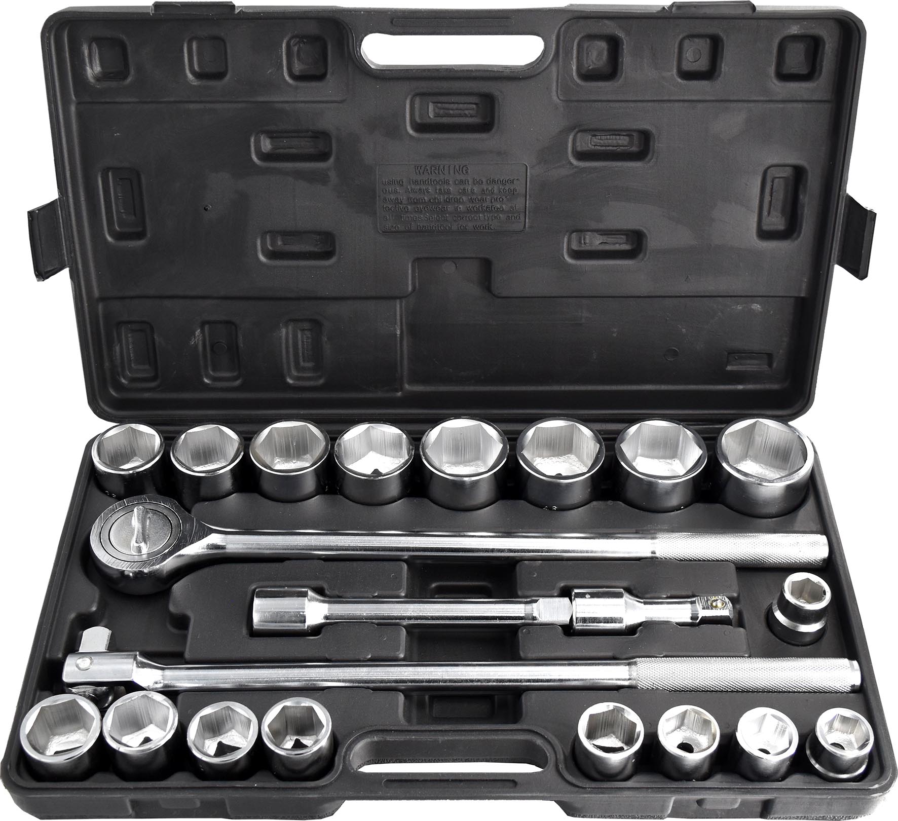 21pc 3/4” Dr Jumbo Metric Socket Set
