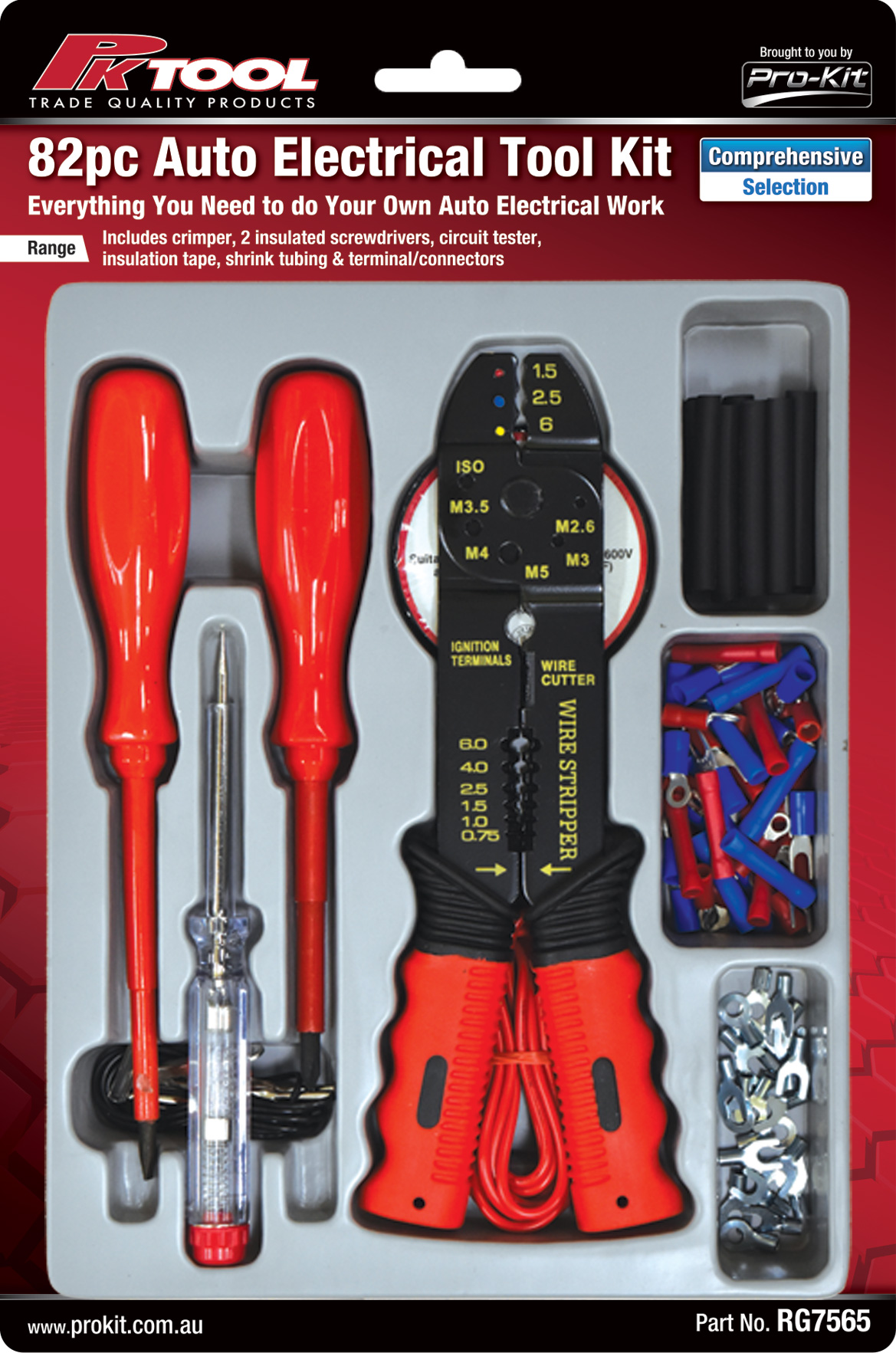 82pc Auto Electrical Tool Kit