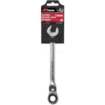 12mm Metric Flexible Ratchet Combination Spanner