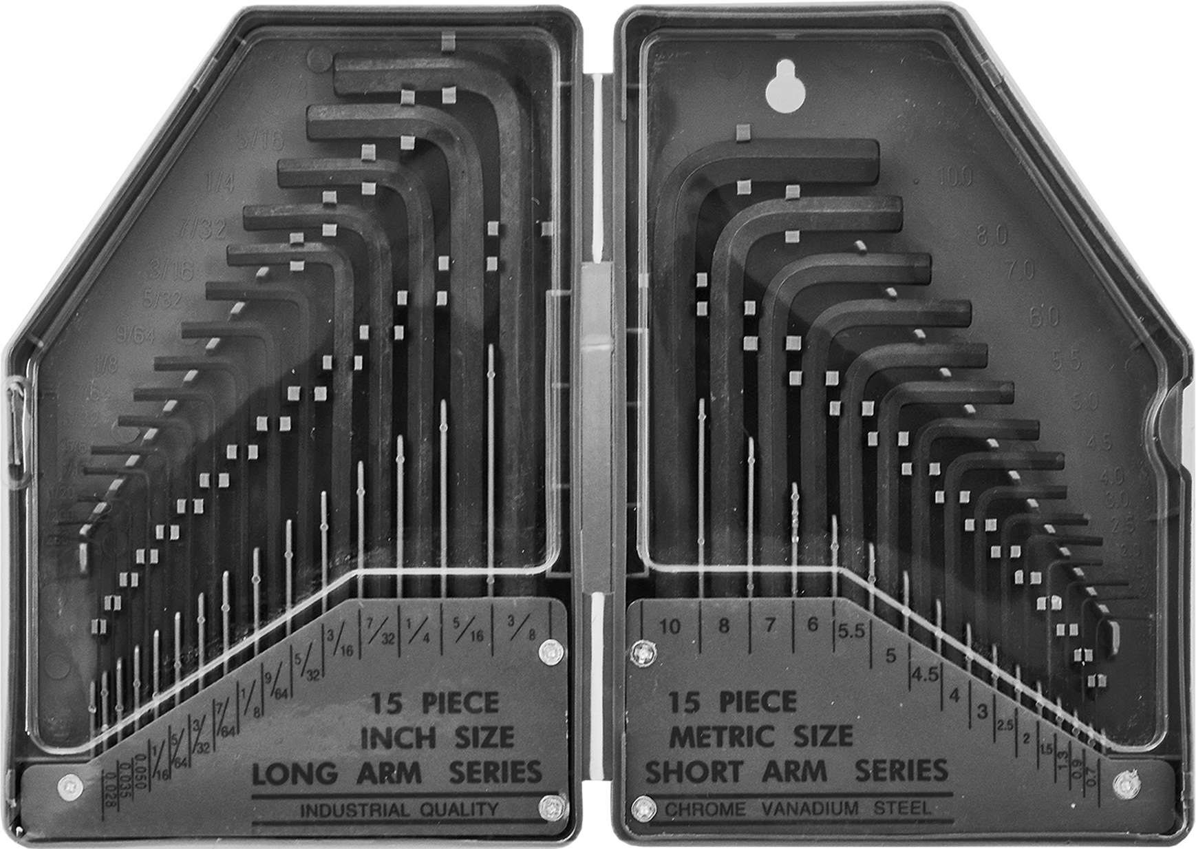 30pc Metric & SAE Hex Key Set