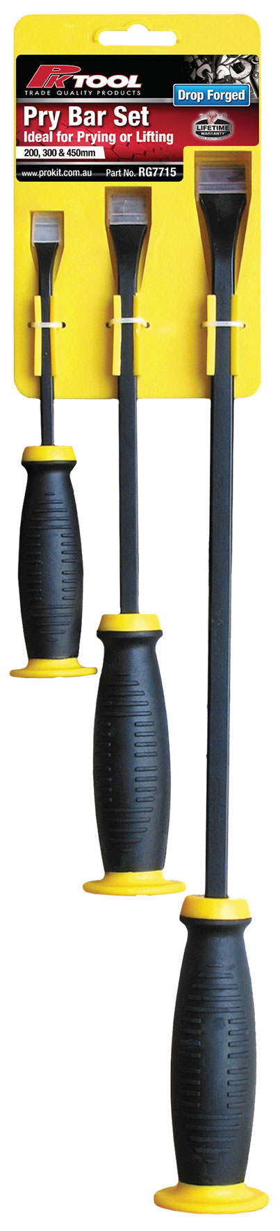 3pc Pry Bar Set